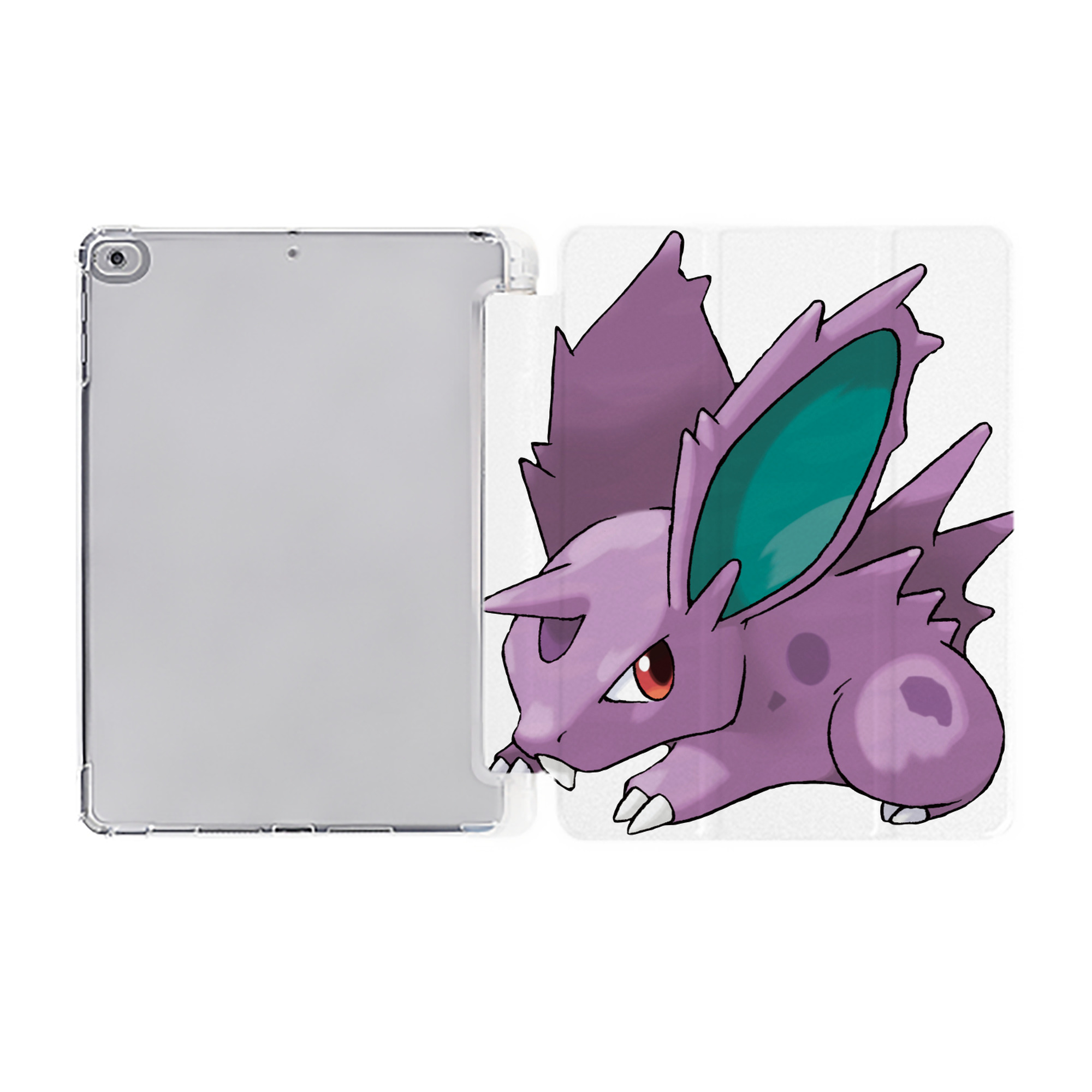 （画像用） ポケットモンスター Pokémon IPad ケース ペン収納付き 三つ折りスタンド PUレザー×シリコン 対応機種9.5/10.5/10.9インチ
